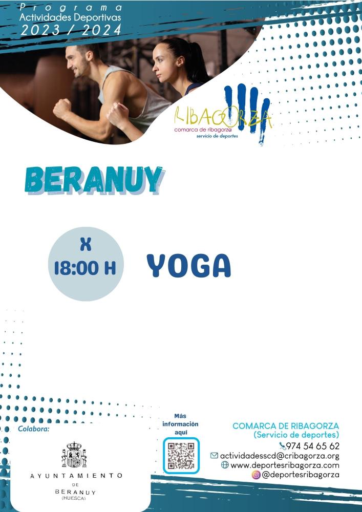 Imagen Yoga los miércoles a las 18 horas en Beranuy