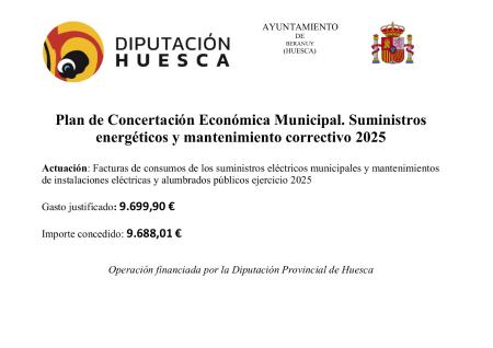 Imagen PLAN PROVINCIAL DE CONCERTACIÓN ECONÓMICA MUNICIPAL 2025. SUMINISTROS...